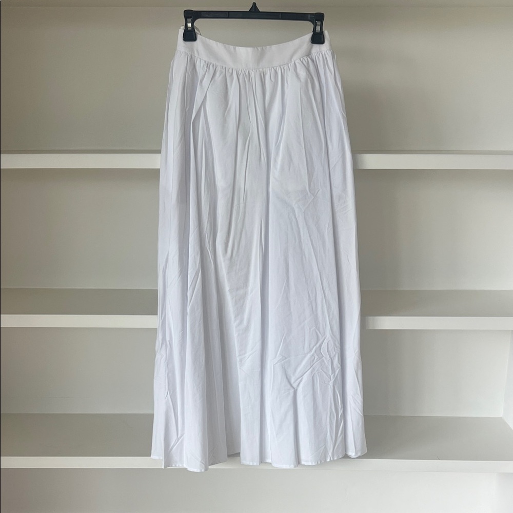 Elegant White Maxi Skirt by Commense size S brand new